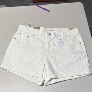 Levi's Women's Cream Jean Shorts
